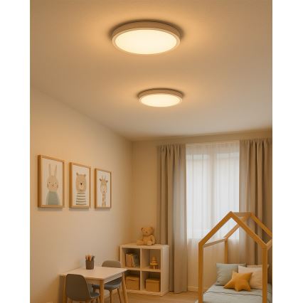 LED Stropní svítidlo LED/24W/230V 3000/4000/6500K pr. 30 cm bílá